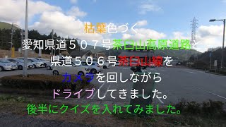 ひたすら紅葉ドライブ茶臼山高原道路