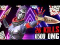SOLO WRAITH & 26 KILLS AND 6500 DMG GAME WAS INSANE (Apex Legends Gameplay)