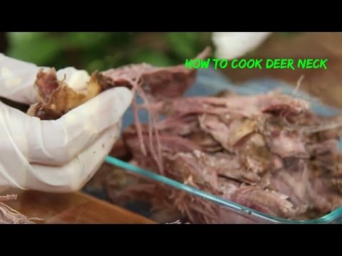 How to cook venison neck