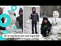 Sneeuw in Nederland, de eerste sneeuwpoppen staan al!
