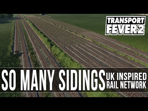 UK Inspired Rail Network: Starting Bicester Goods Depot & Military Railway Line in Transport Fever 2