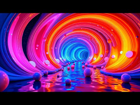 ✨ TV SCREENSAVER Liquid Enigma Tunnel 4K | Satisfying Visuals Abstract Background Wallpaper ✨