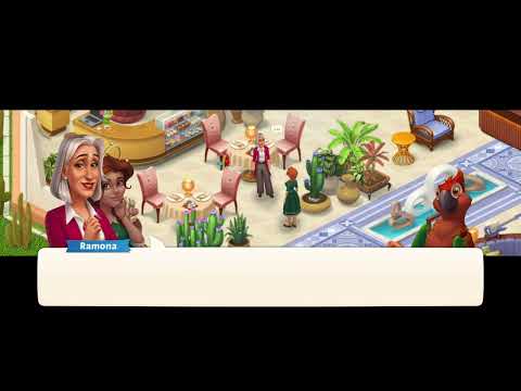 homescapes level 12151 tropical hotel reception area renovation😊enjoy👍please subscribe thanks😊❤️