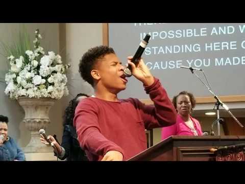 15 yr old @calebcarrollmusic Instagram @calebcarrollmusic sings Cover - "Made A Way" @TravisGreeneTV