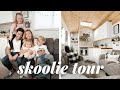 SKOOLIE TOUR:  Most whimsical, prettiest, kid-friendly bus you will ever see