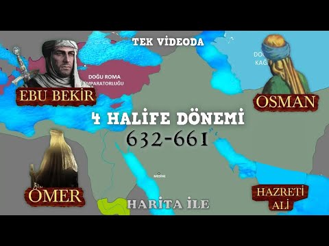 4 HALİFE DÖNEMİ (632-661) TEK PARÇA - HZ Ebu Bekir, HZ Ömer, HZ Osman, HZ Ali