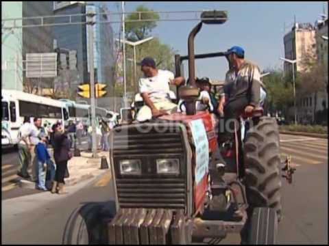 NAFTA 20TH ANNIV - NAFTA PROTEST