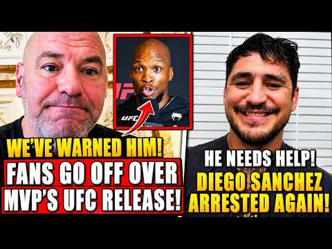 MMA Community ERUPTS after UFC RELEASES Michael 'Venom' Page! Diego Sanchez ARRESTED AGAIN! Garry