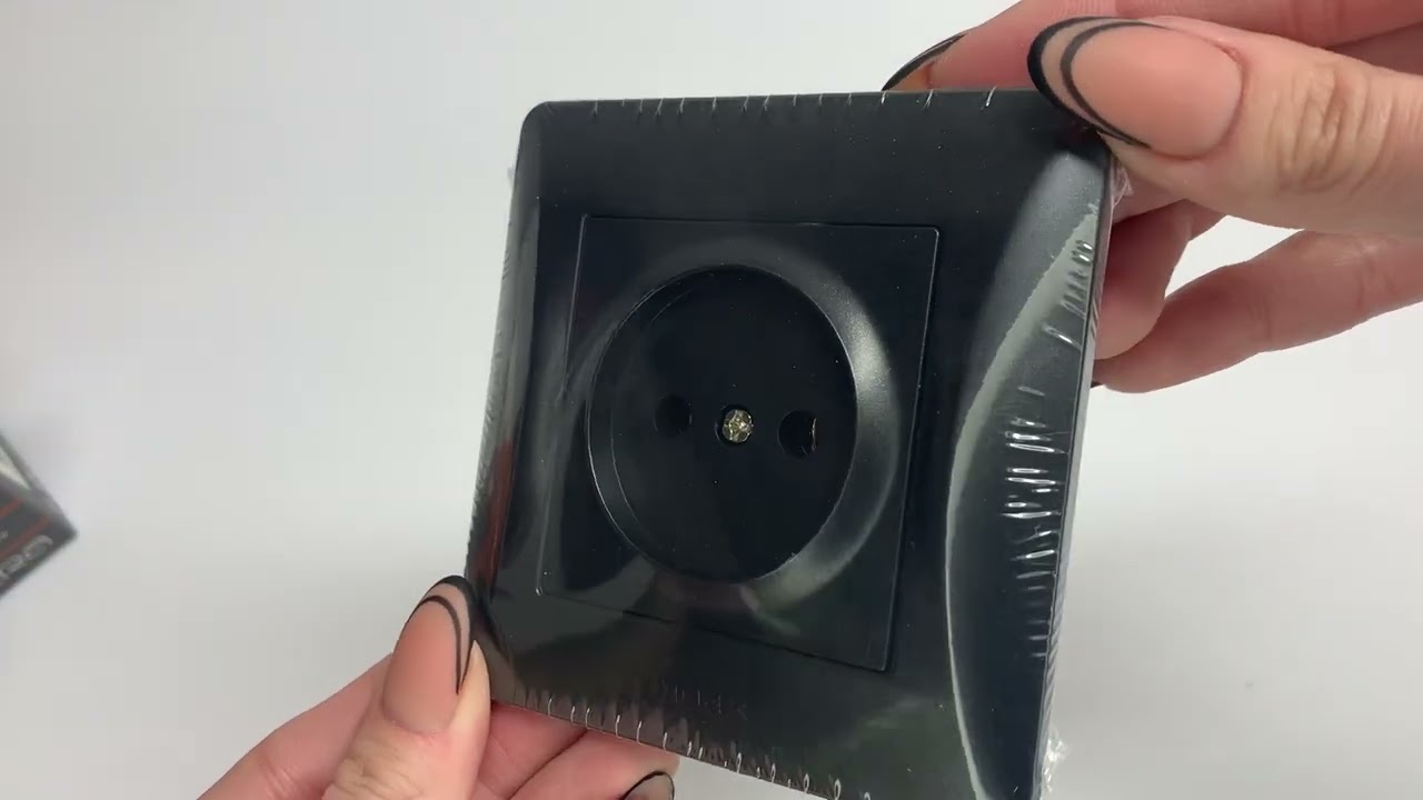 Розетка одинарна б/з VIDEX Binera графіт (VF-BNSK1-BG)