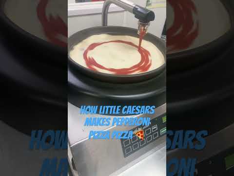 How Little Caesars Makes Pizza🍕🍕🍕