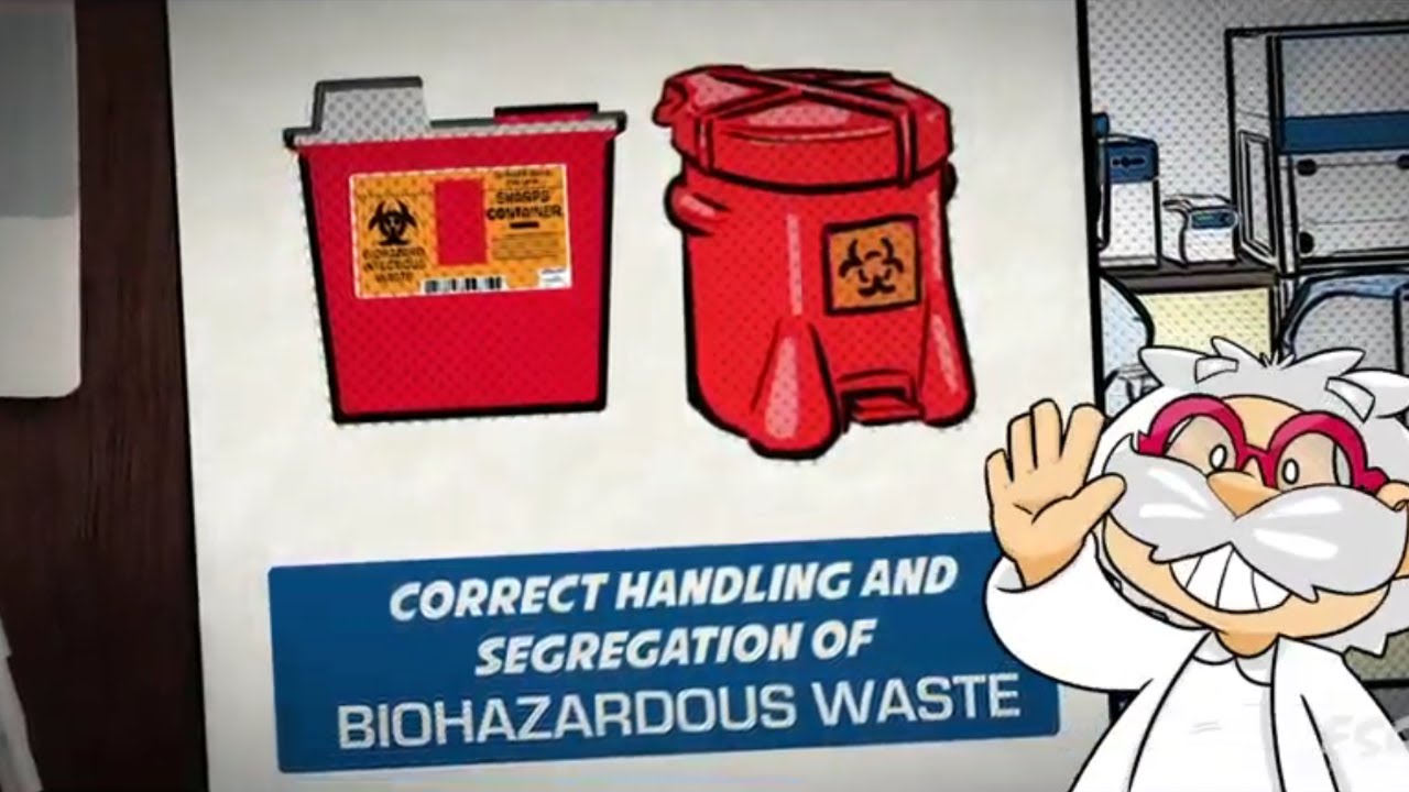 What are five examples of biohazardous waste? More REF