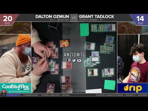 [MTG Modern] SCGCon Charlotte Rd 11 - Obosh Red vs Azorius Hammer