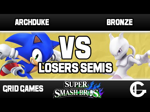 Archduke (Sonic) VS Bronze (Mewtwo) | Grid WiiU BiWeekly Losers Semis