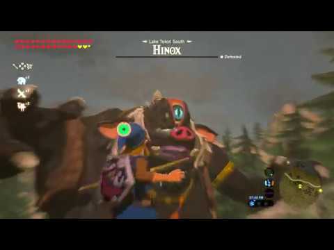 Link Brings 8 Bows of Light to DESTROY Father Hinox - Zelda Breath of the Wild