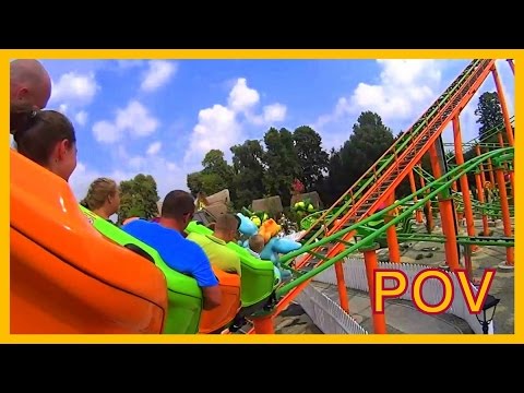 Energylandia ENERGUŚ Roller Coaster POV onride