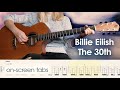 Billie Eilish - The 30th | Guitar cover w/ play-along tabs + download