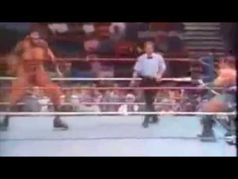 Tatanka Vs Giant Gonzalez in 15 seconds