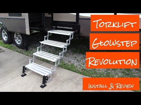 Glowstep Revolution Review Installation - Best RV Step?