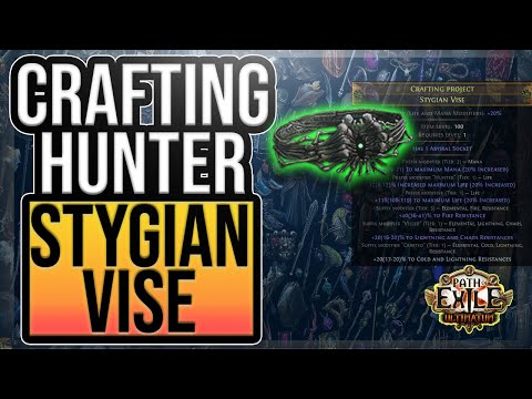 PoE [3.14] Profit Crafting Hunter Stygian Vise !