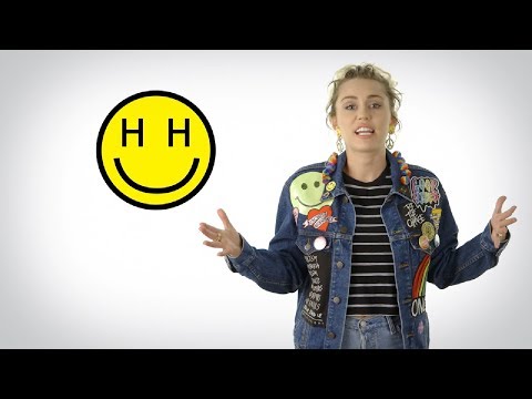 Miley Cyrus talking about the Happy Hippie Foundation