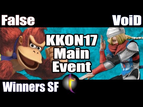 KKON17 Main Event: SSB Wii U - WSF - False vs VoiD