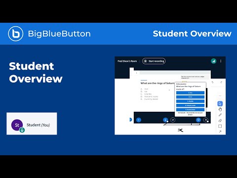 BigBlueButton Student Overview