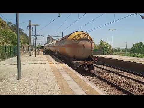 CP 4709 com 4 vagões cisternas no apeadeiro do reguengo 13h02m