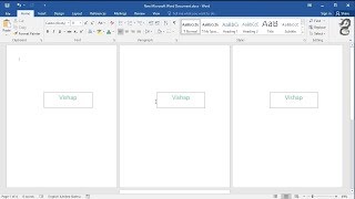 How to Automatically Repeat Text Box on Multiple Pages in Word