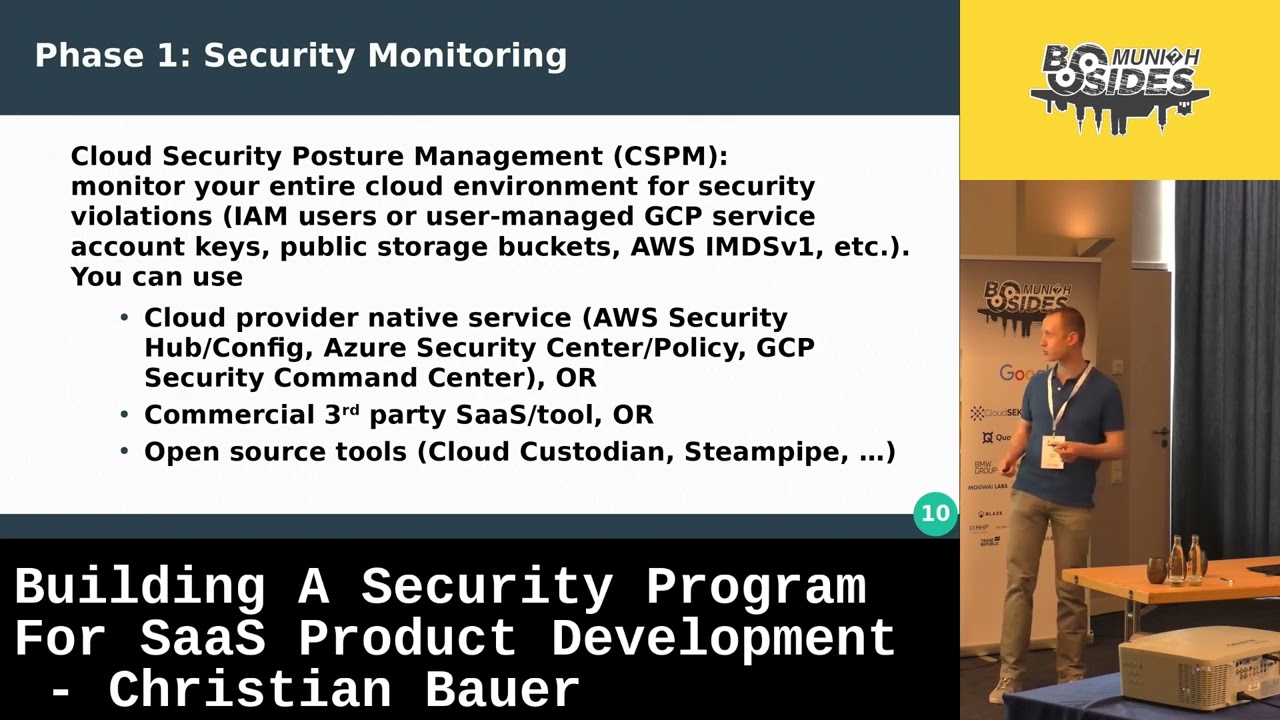 Building A Security Program For SaaS Product Development - Christian Bauer