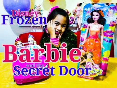 BARBIE VIDEOS Barbie and the Secret Door Meets Frozen Elsa Anna Let It Go Wand Video