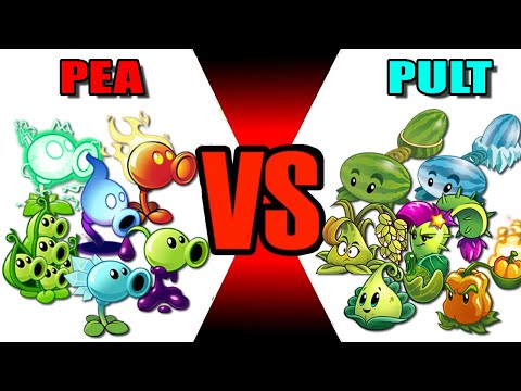 PvZ 2 Tournament - ALL Plants PEA & Pult Battlez - Who Will Win?