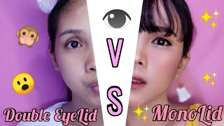 HOW TO GET MONOLID WITHOUT SURGERY | KOREAN BEAUTY | DOUBLE EYELIDS TO MONOLIDS