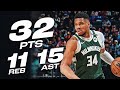 ​GIANNIS 4TH TRIPLE DOUBLE IN HIS LAST 5 GAMES APRIL 11 2025 NBA REGULAR SEASON