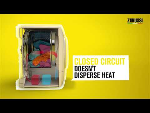 Zanussi Freestanding Condenser Tumble Dryer Heat Pump ZDH87A2PW - White Video 1