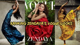RANKING ALL OF ZENDAYA’S VOGUE MAY ISSUE LOOKS! (She’s giving major MET GALA inspo…)