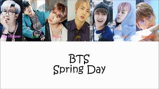 Download lagu BTS- Spring day (colour coded lyrics   harmonies) [ ROM/HAN/ENG] mp3