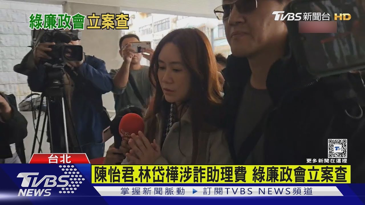 陳怡君、林岱樺涉詐助理費 綠廉政會立案查