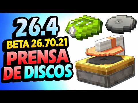 ✅ TOCADISCOS de BOLSILLO  👉 Minecraft 26.4 Preview 26.70.21