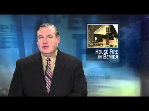 House Fire in Bemidji - Lakeland News at Ten - January 26, 2015