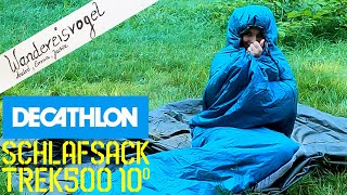 Review: Jackie zeigt Euch den Decathlon Forclaz Trek500 10° Schlafsack. Für wen ist der geeignet?