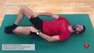 FISIOTERAPIA EN CASA: Ejercicio para la apertura y cierre de cadera