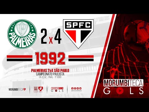 Palmeiras 2x4 São Paulo - Paulista 1992 - final - 1º jogo - 05/12/1992