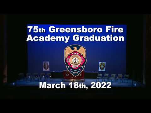 75th Greensboro Fire Academy Graduation