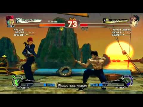 SSF4: Not Latif (C. Viper) VS Hunted Chimera (Fei Long) - Endless Battle