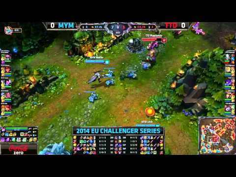 Meet Your Makers Tick Trick and Duck | Game 1 for 3rd place EU Challenger Series #1 | MYM vs TTD G1