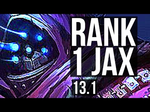 JAX vs RUMBLE (TOP) | Rank 1 Jax, 5/1/3, Rank 13 | EUW Challenger | 13.1