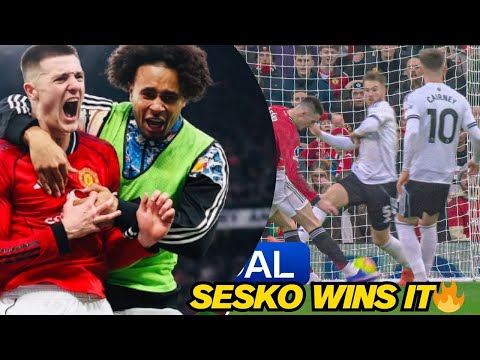 Benjamin Sesko Winning Goal Vs Fulham.