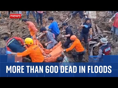 Rescuers struggle to find survivors after devastating floods and landslides