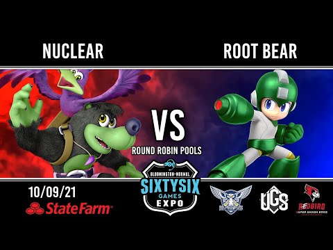 Sixtysix Games - Round Robin Pools - Nuclear(Banjo and Kazooie) Vs. Root Bear(Mega Man)