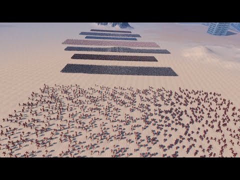 IRON MAN VS 7 ROWS OF DIFFERENT ANCIENT SOLDIERS - UEBS MODS - Ultimate Epic Battle Simulator